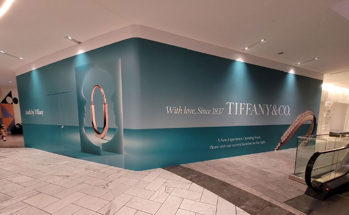 Nightly Field Support & Emergency Turnaround: Tiffany & Co. Storefront Project