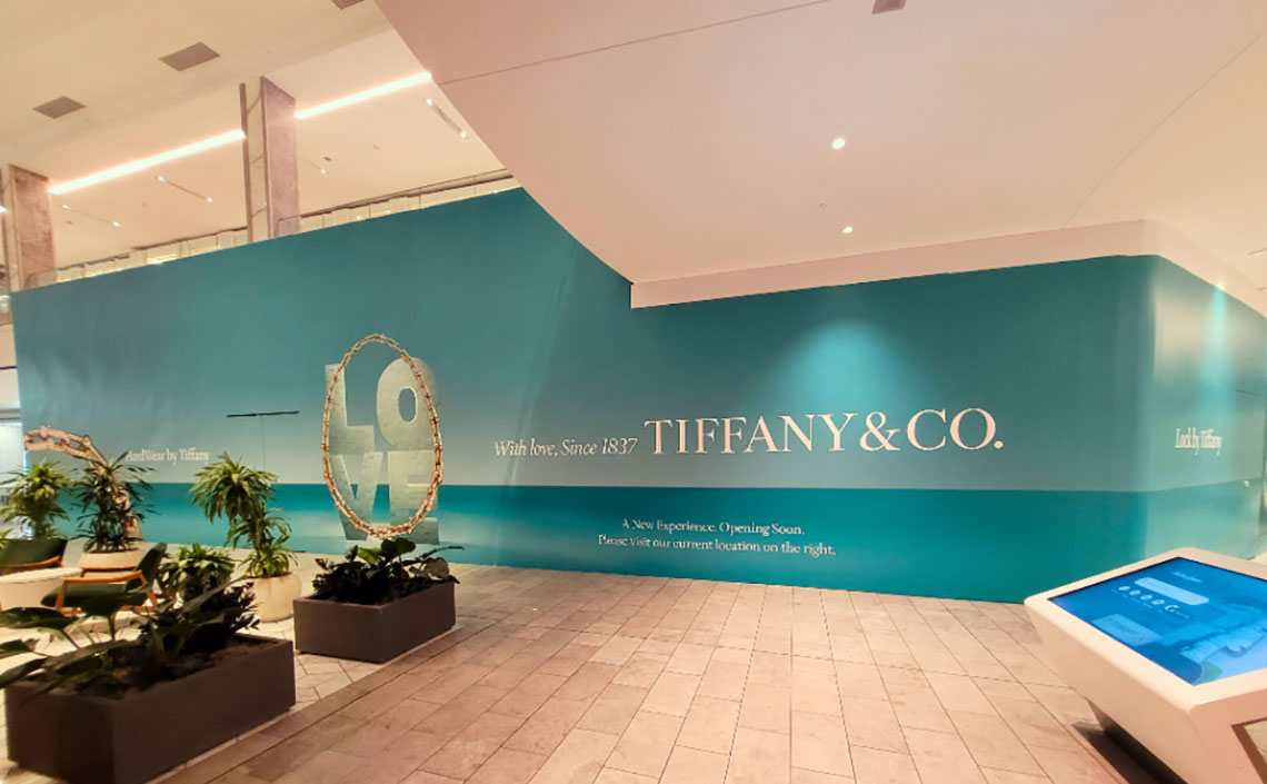 Nightly Field Support & Emergency Turnaround: Tiffany & Co. Storefront Project