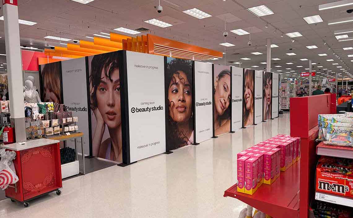 Target Beauty Studio - 611 stores nationwide.