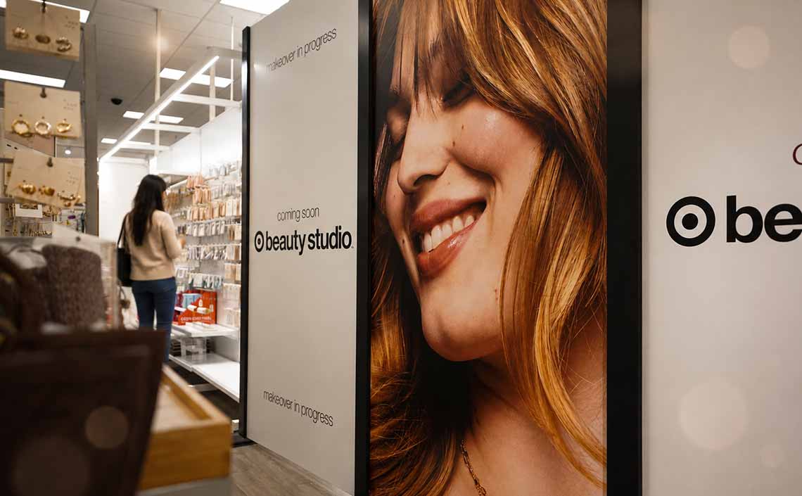Target Beauty Studio - 611 stores nationwide.