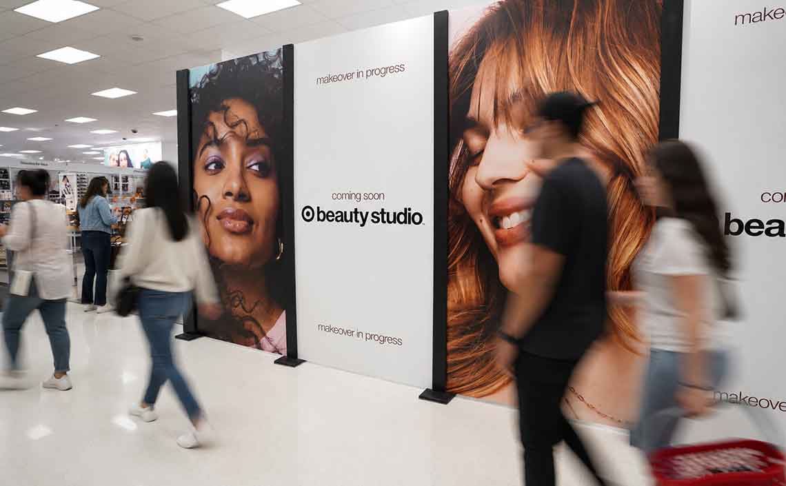 Target Beauty Studio - 611 stores nationwide.