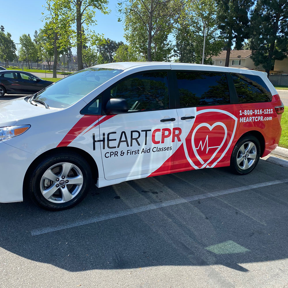 Heart CPR Vehicle Wrap