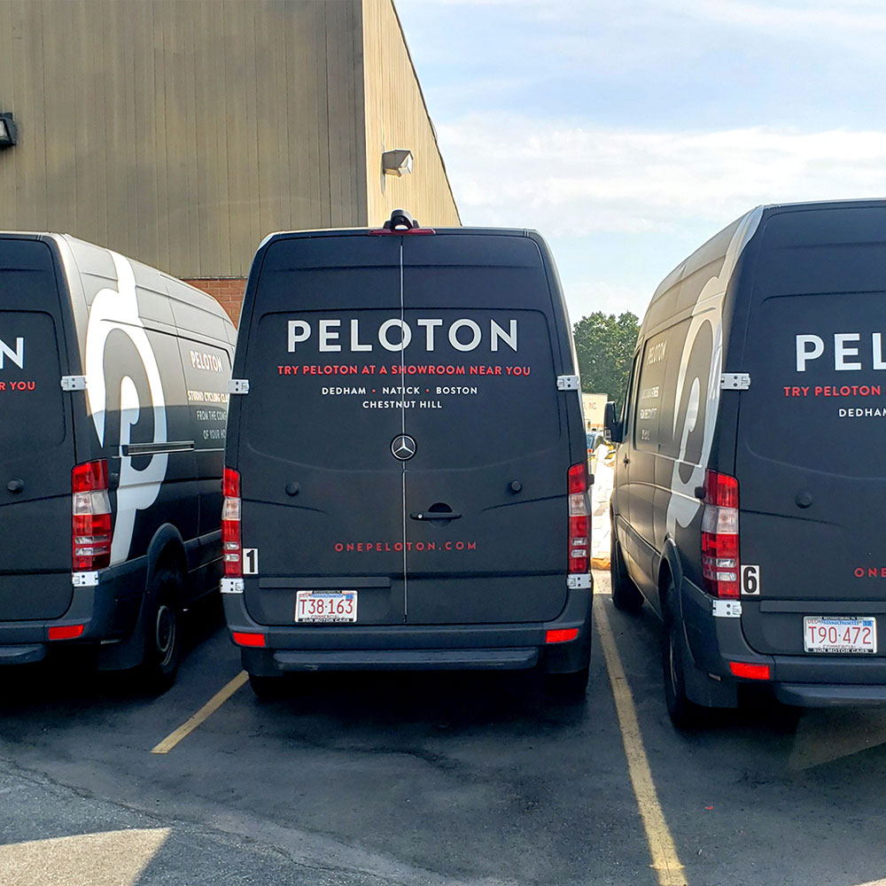 Peloton Vehicle Wrap