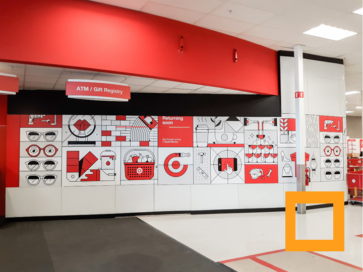 Big Box Retailer Construction Barricades & Specialty Graphics